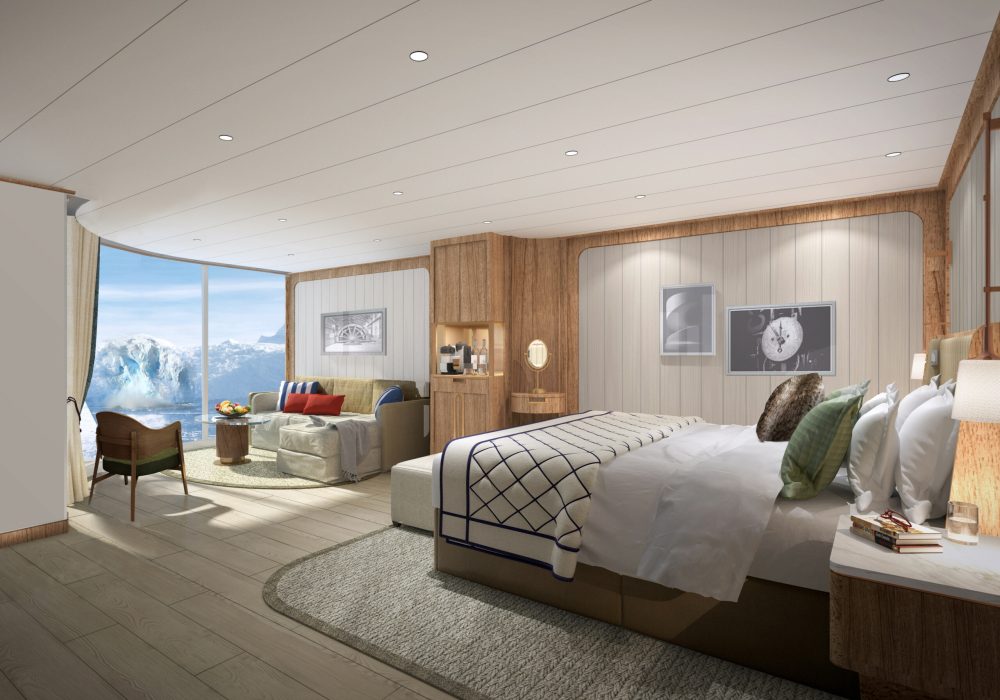 Seabourn expedition ships - Panorama Suite rendering 2